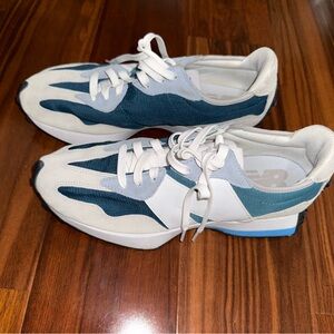 New Balance Teal and White Athletic Shoes
